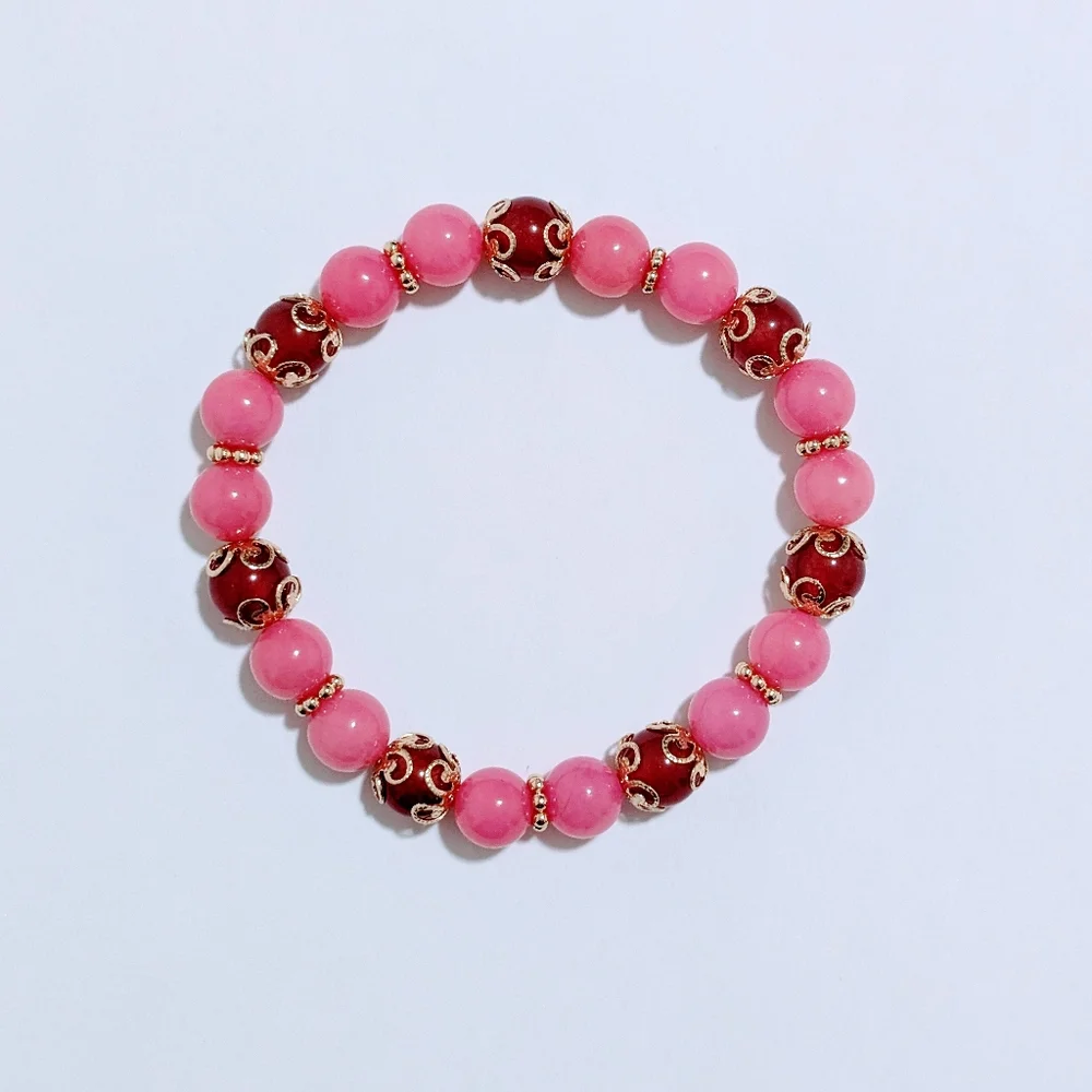 Quartz/Jade Bracelet - Picture 2 of 4